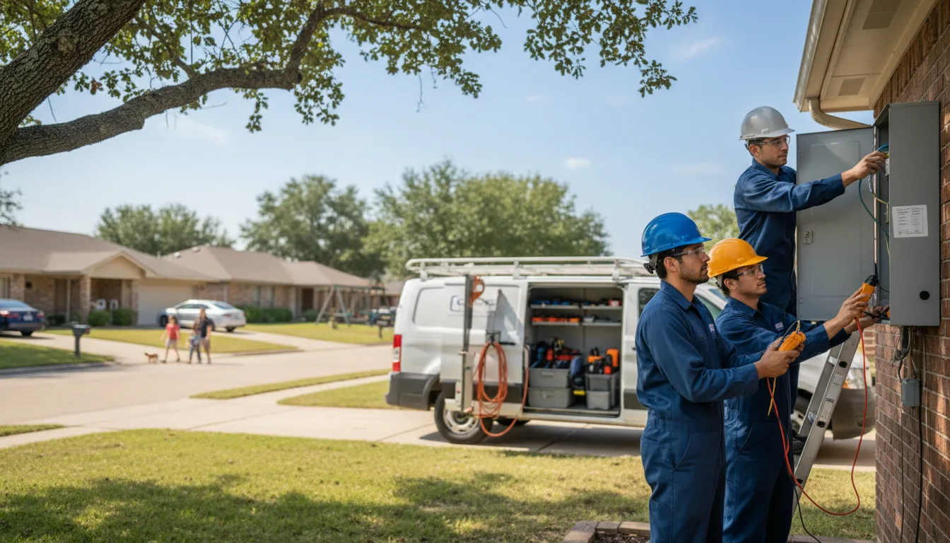 Certified electrician providing emergency electrical services in Whitewater, KS